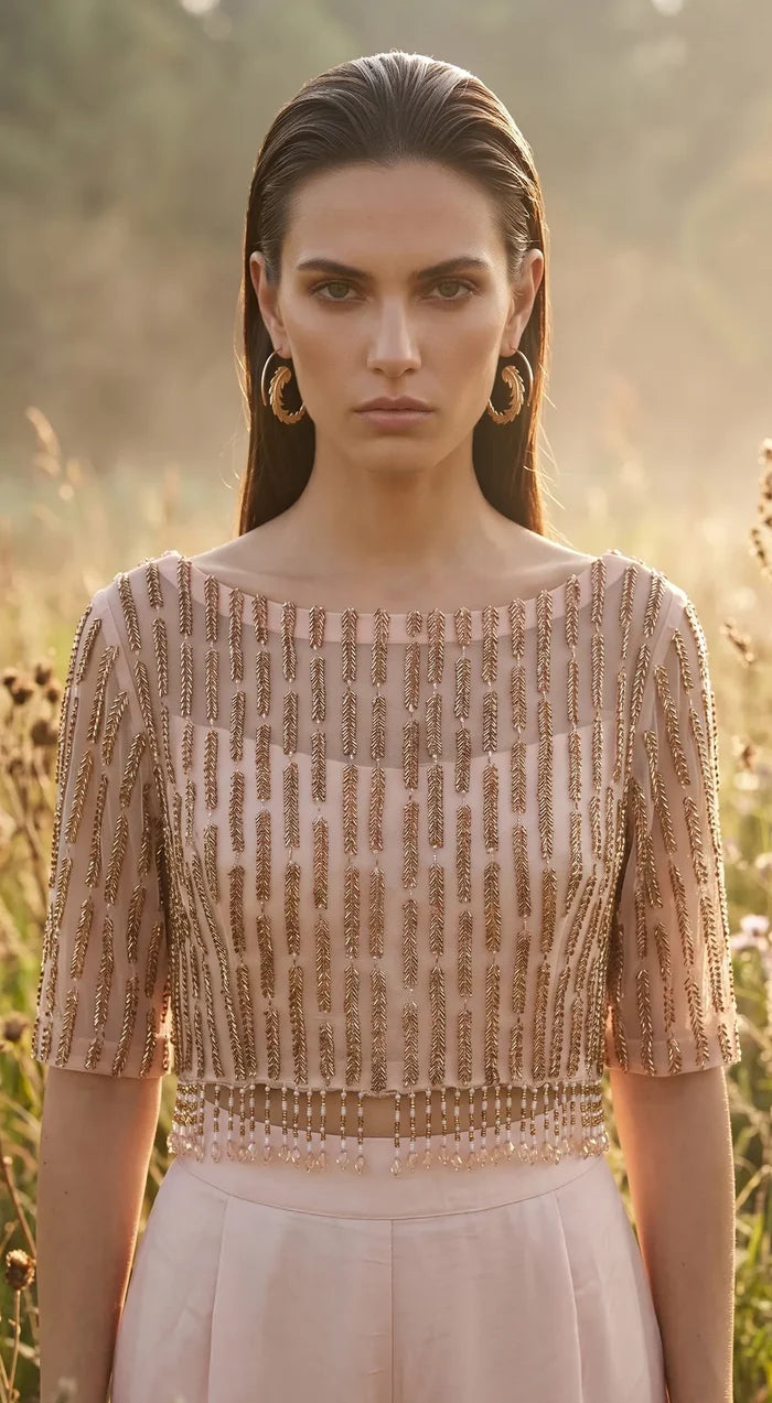 Rose Reverie Palazzo Set