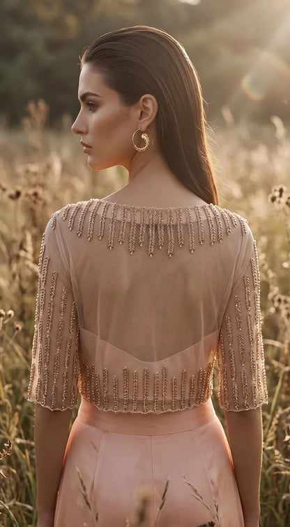 Rose Reverie Palazzo Set