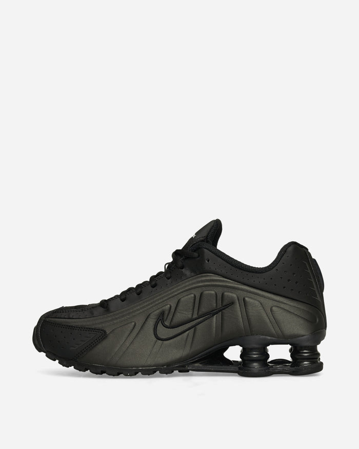 Nike Nike Shox R4 Men's Shoes Black/Black-Black-Bright Crims Sneakers Low HQ1988-001