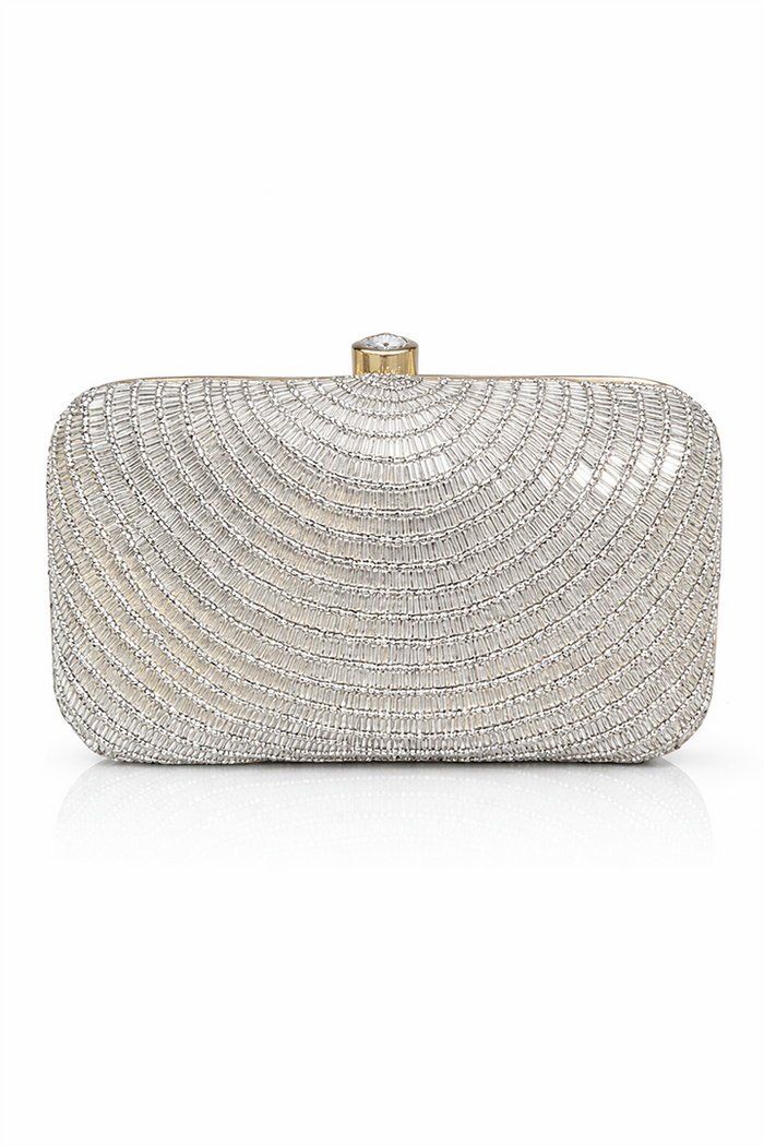 Silver Cleopatra Clutch