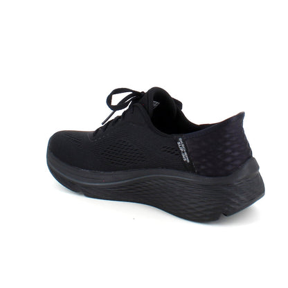 Slip-ins från Skechers med snörning och Max Cushion-sula