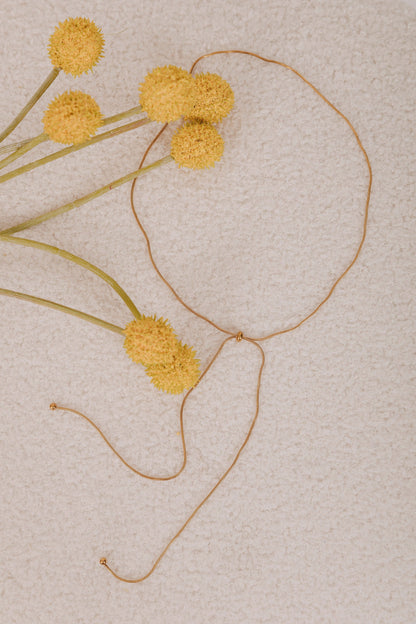 Preoccupied Necklace - 18K Gold Plated