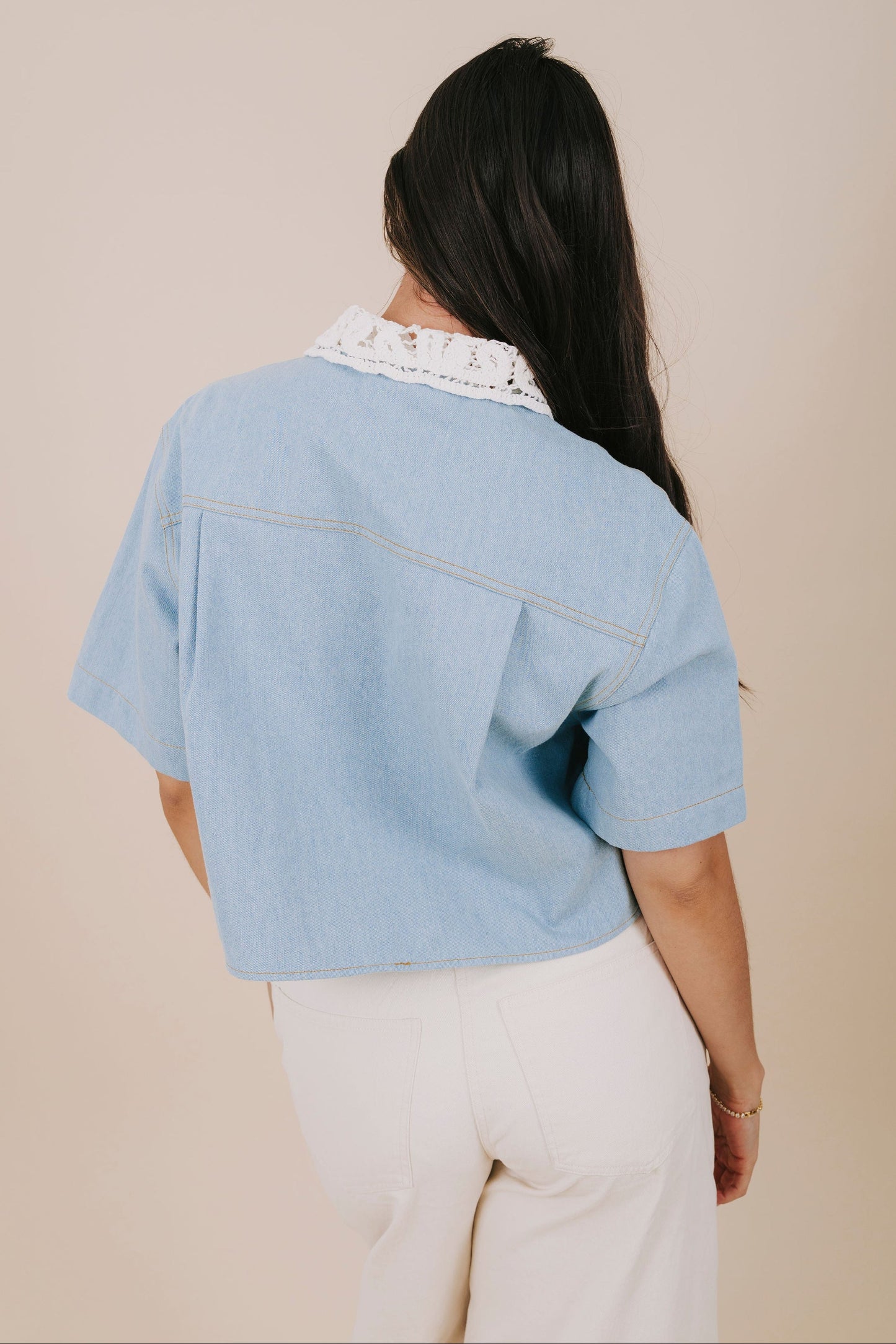 Delicate Denim Top