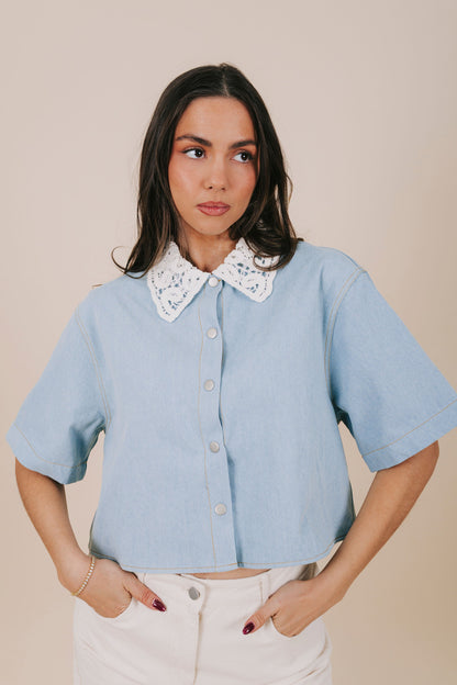 Delicate Denim Top