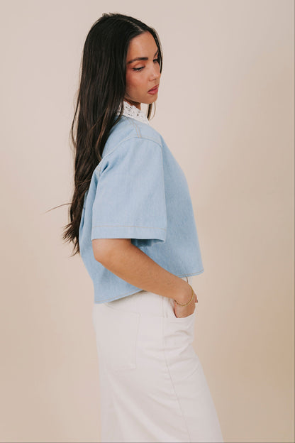 Delicate Denim Top
