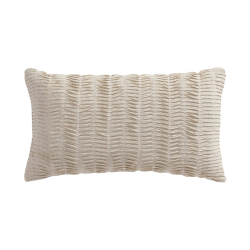Levtex Home Spencer Plaid Neutral Pleated Pillow Decorative Pillows