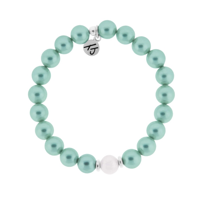 Stacker Collection- Aqua Pearl Bracelet T. Jazelle