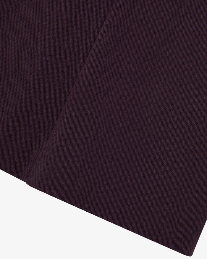 STRETCH COLUMN MIDI SKIRT - PLUM