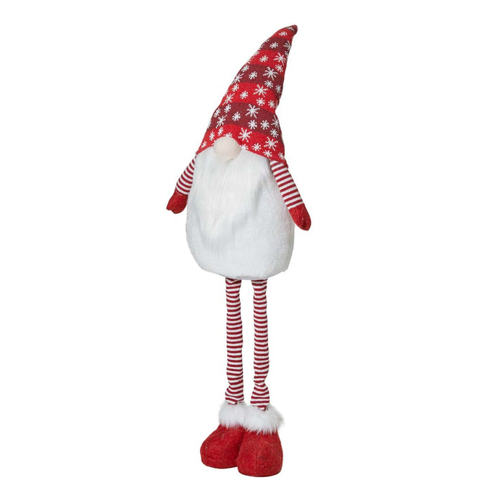 Telescoped Fabric Christmas Gnome Standing Décor