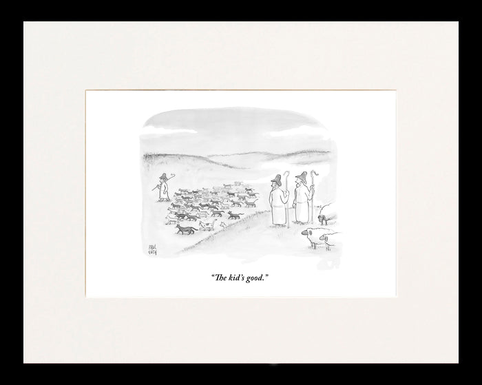 The Kid's Good Cartoon Print