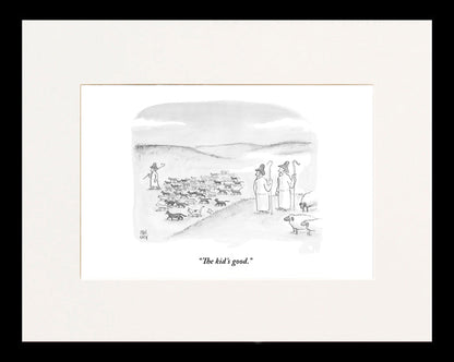 The Kid's Good Cartoon Print
