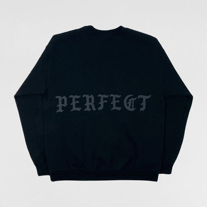 The Life of Pablo 2016 Chicago 'Perfect' Crewneck In Black
