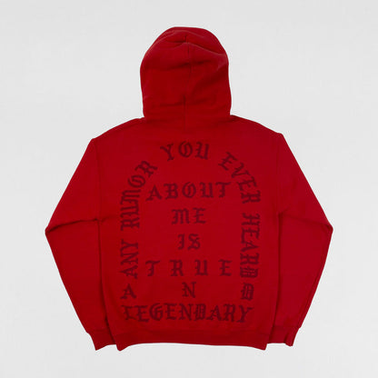 The Life of Pablo 2016 Houston 'No More Parties In LA' Hoodie In Red