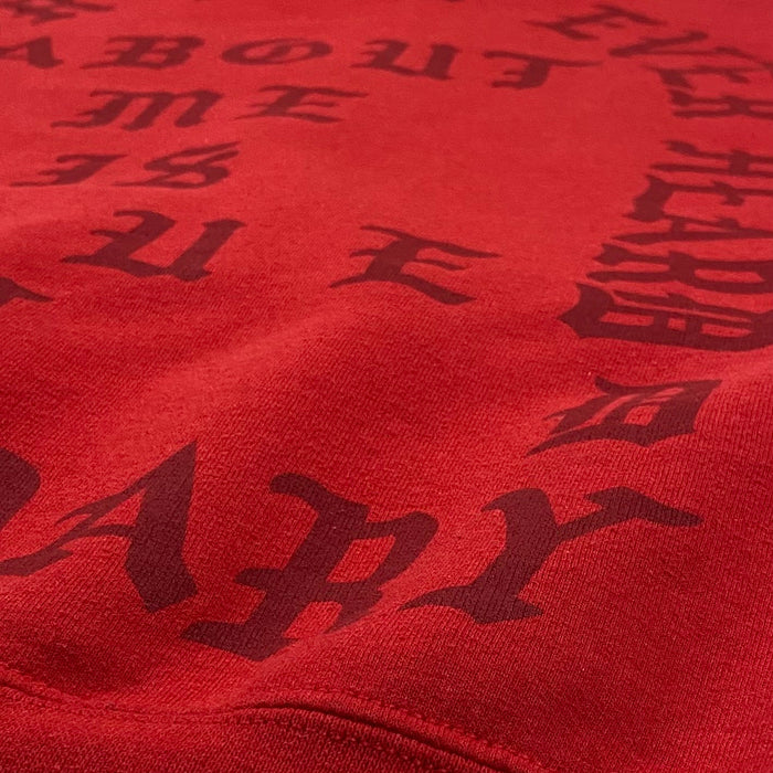 The Life of Pablo 2016 Houston 'No More Parties In LA' Hoodie In Red