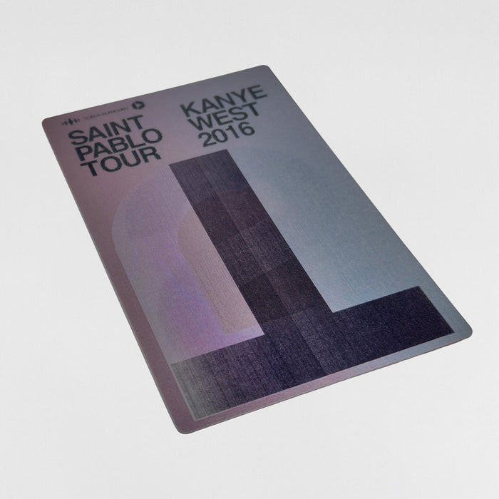The Life of Pablo 2016 VIP Hologram Tour Pass
