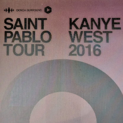 The Life of Pablo 2016 VIP Hologram Tour Pass