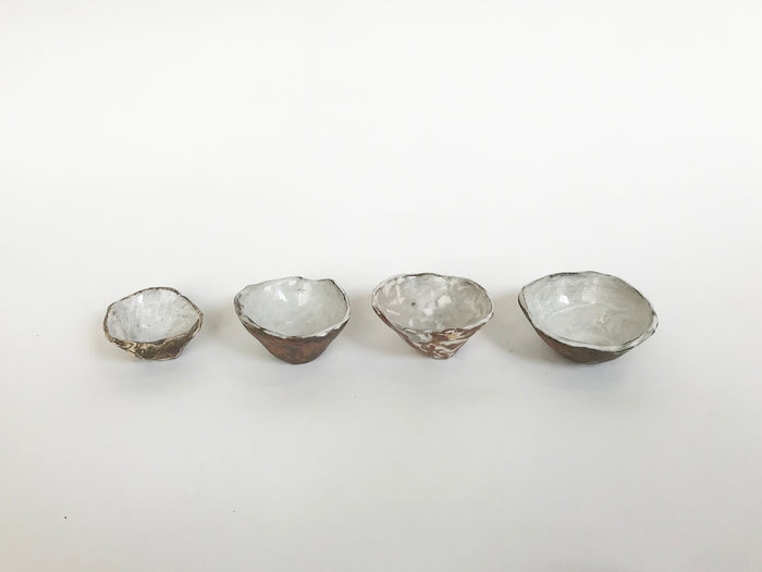 Tiny Pinched Marbled Pinch Bowl