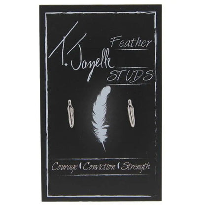 TJ Feather Studs Tiffany Jazelle