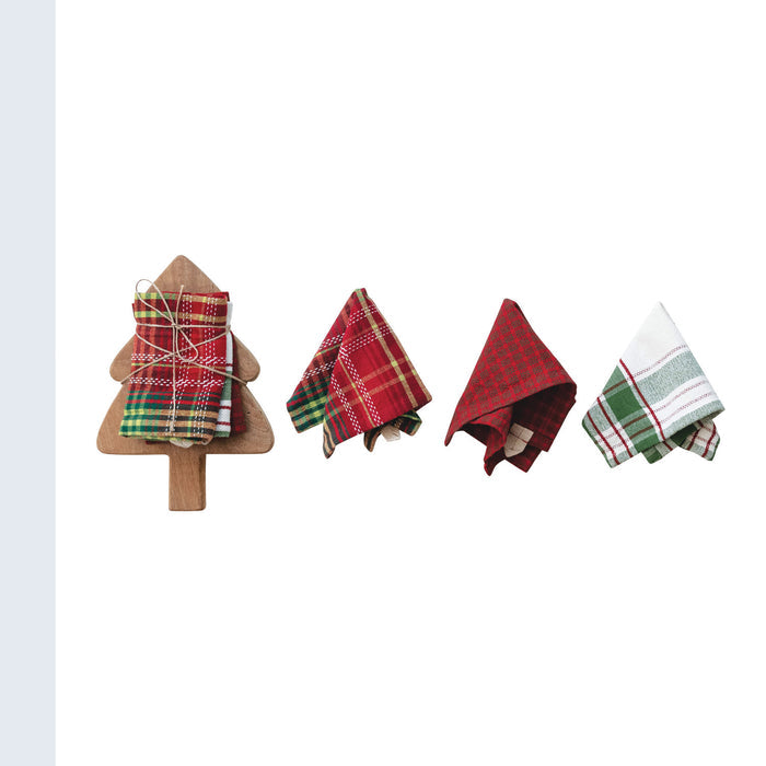 Tree Board w Dish Towels