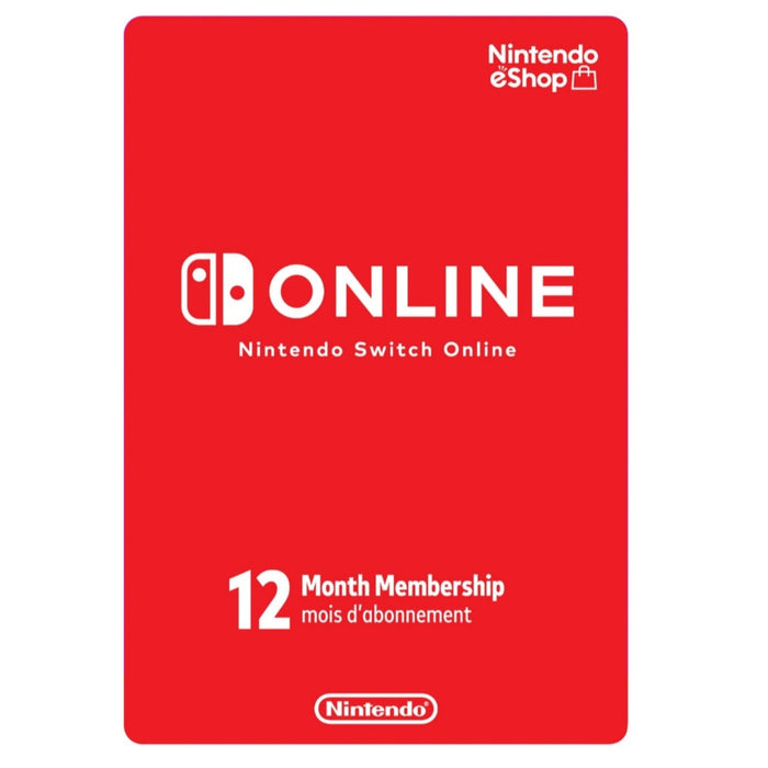 USA Nintendo Switch Online 12 Months Membership