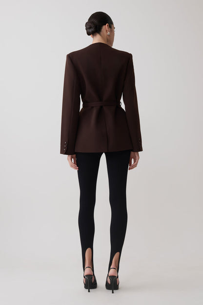Valerie Stirrup Leggings - Black