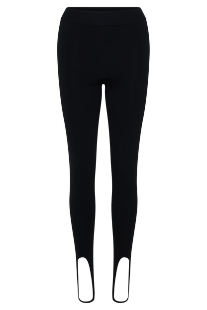 Valerie Stirrup Leggings - Black