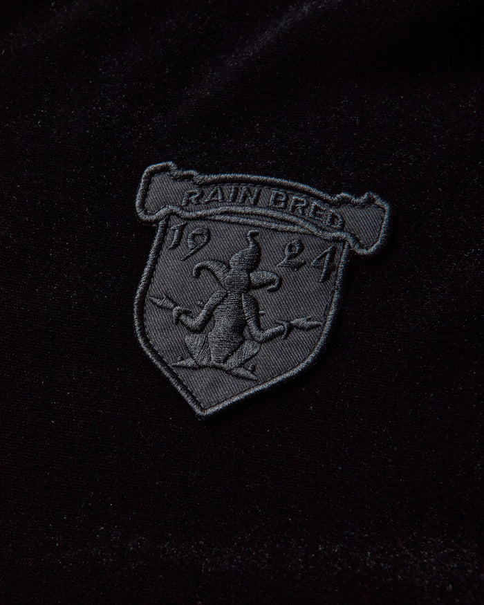 Umbro Velvet Masked Zip Hoodie Black Sweatshirts Hoodies UBMW0673JY188 BLK0001