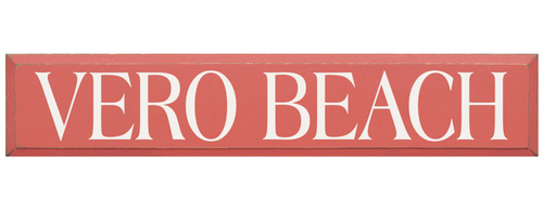 Vero Beach Wooden Sign
