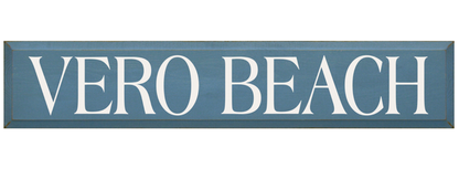 Vero Beach Wooden Sign