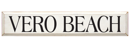 Vero Beach Wooden Sign