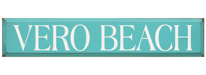 Vero Beach Wooden Sign