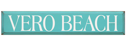 Vero Beach Wooden Sign
