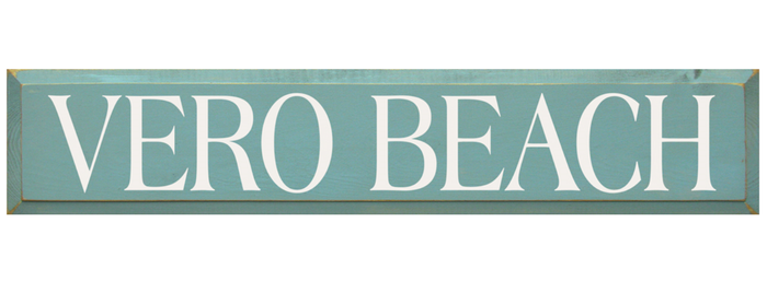 Vero Beach Wooden Sign