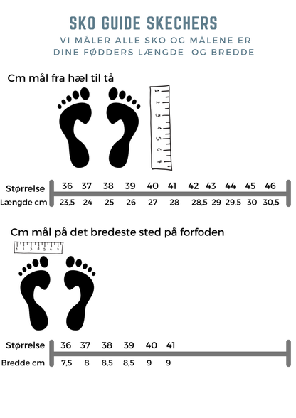 Vita slip-in-skor i läder från Skechers