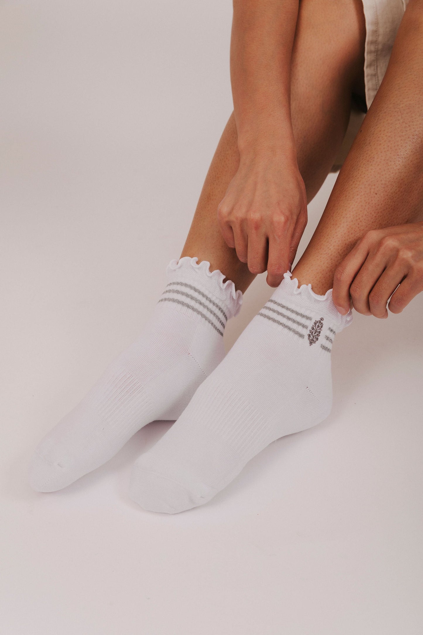 FREE PEOPLE - Movement Rally Reflective Ruffle Socks