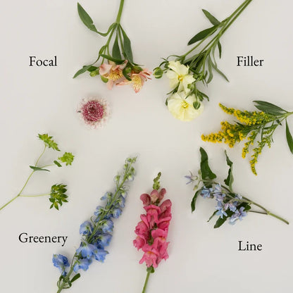 Wildflower Wedding Bouquet Bar Flower Kit Stem - Image