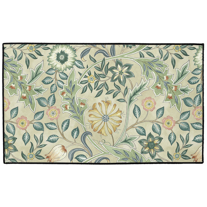 Wilhelmina Indoor/Outdoor Floor Mat William Morris Orkney Sage Green