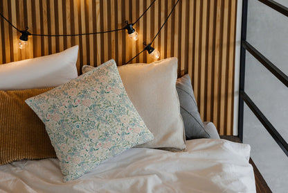 Wilhelmina Outdoor Pillow William Morris Ivory