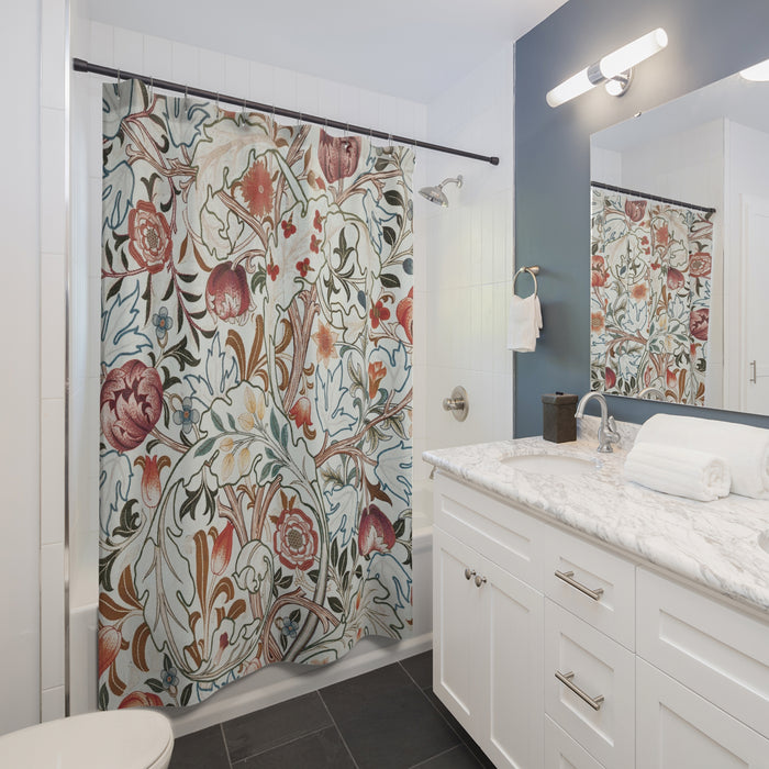 William Morris Acanthus Portiere Shower Curtain