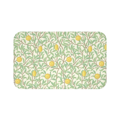 William Morris Bath Mat Lemons