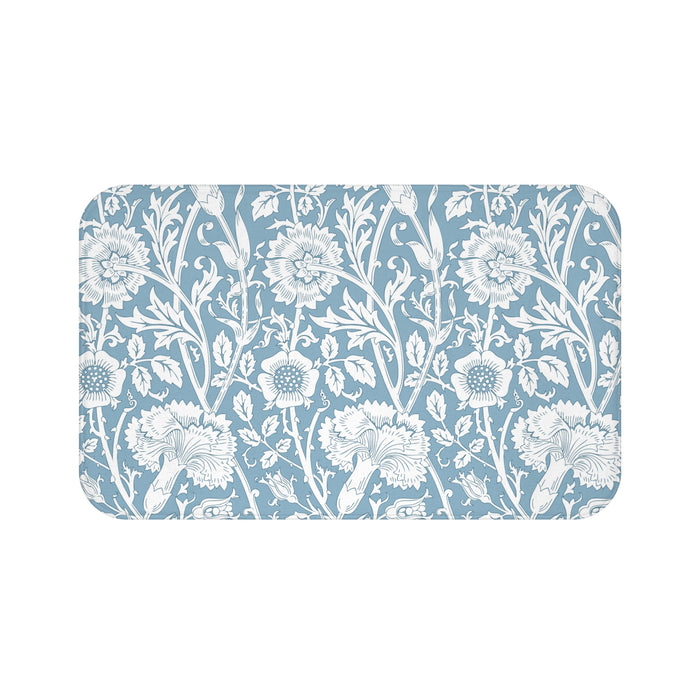 William Morris Bath Mat Pink & Rose Blue