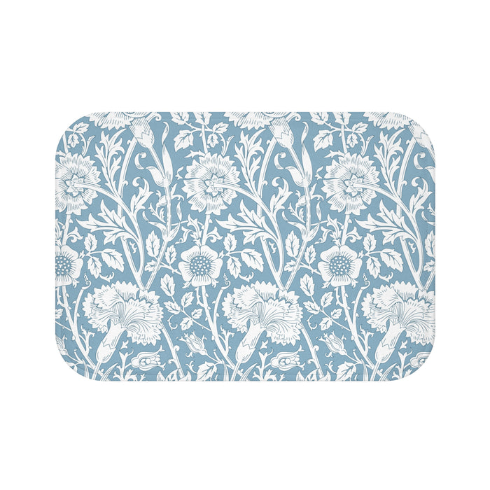 William Morris Bath Mat Pink & Rose Blue