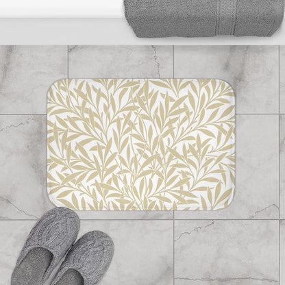 William Morris Bath Mat Willow Beige