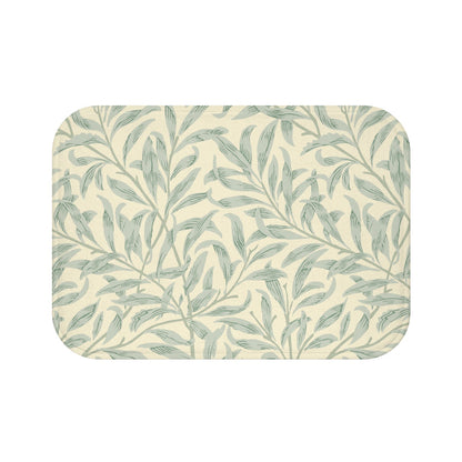 William Morris Bath Mat Willow Bough Lemon Sage