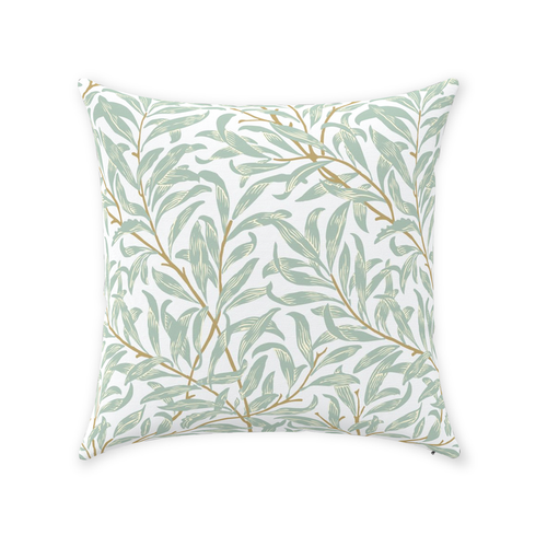 William Morris Cotton Pillows Willow Bough Blue Green