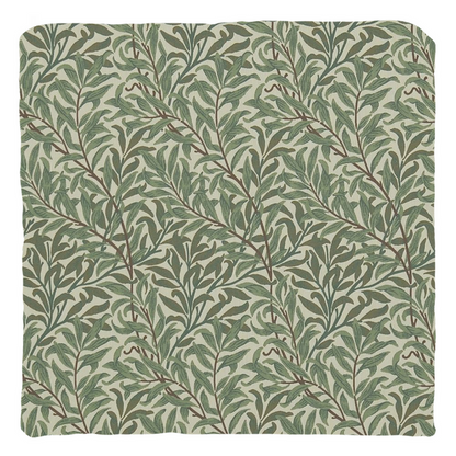 Willow Bough Cotton Throw Pillows William Morris Dark Green