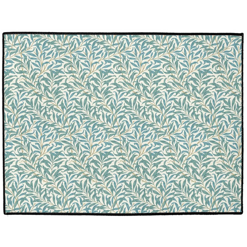 Willow Bough Indoor/Outdoor Floor Mat William Morris Green Teal