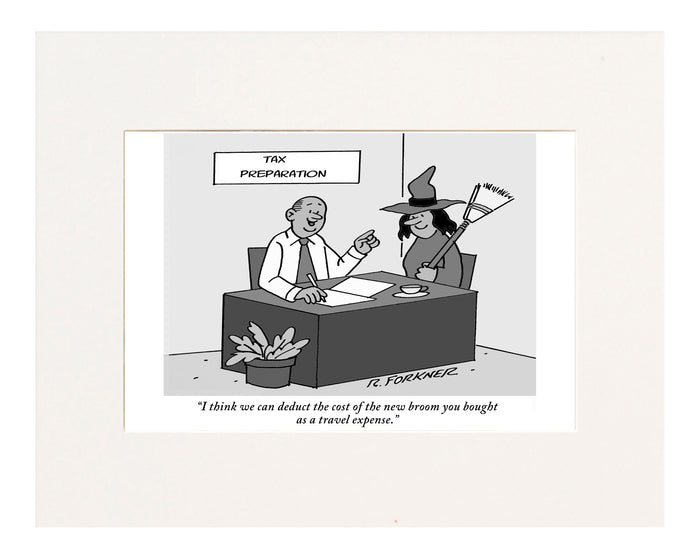 Tax Man Deducts A Witch's Broom As A Travel Expense