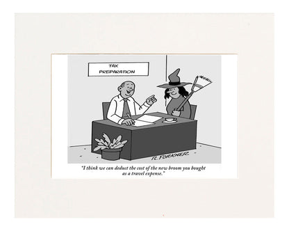 Tax Man Deducts A Witch's Broom As A Travel Expense