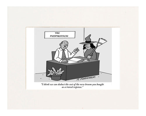 Tax Man Deducts A Witch's Broom As A Travel Expense